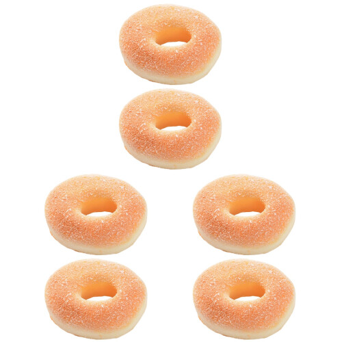 6 Pcs Cabinet Fake Donut Display Model Decor Simulation