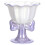 Purple Ceramic Footed Dessert Cup for Fruit Snacks Yogurt Serving 1