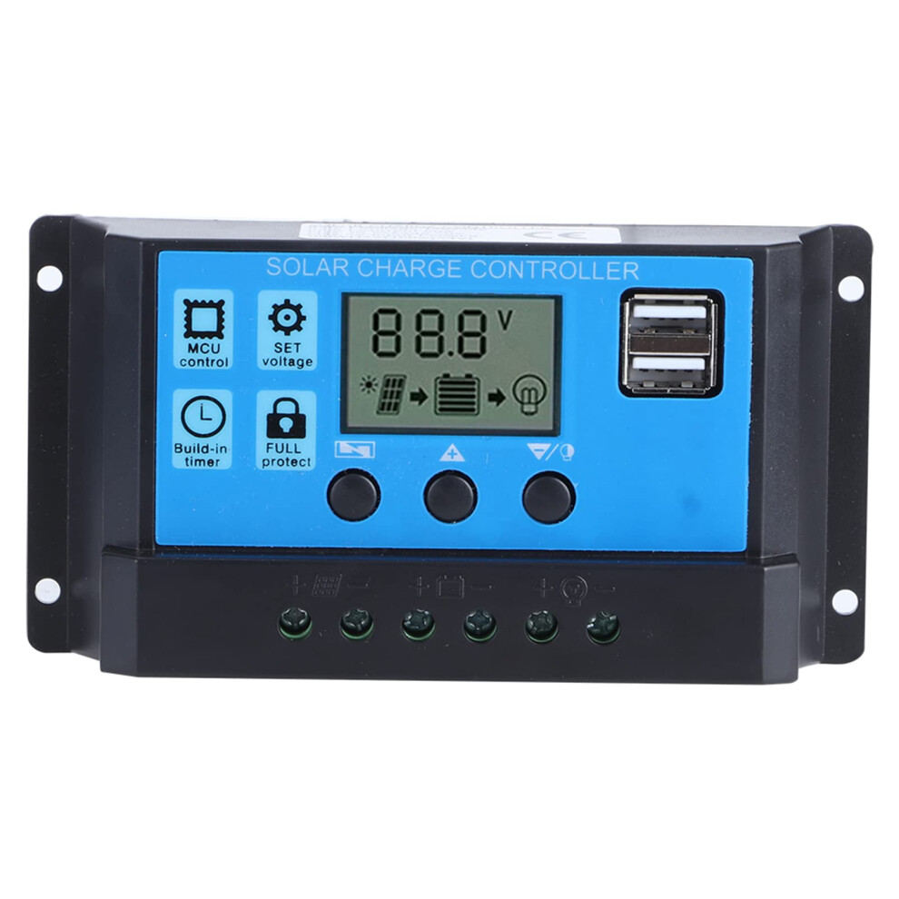 60A Solar Charge Controller With Lcd Display And Dual Usb, Efficient Pwm For Offgrid Systems 9092120800760