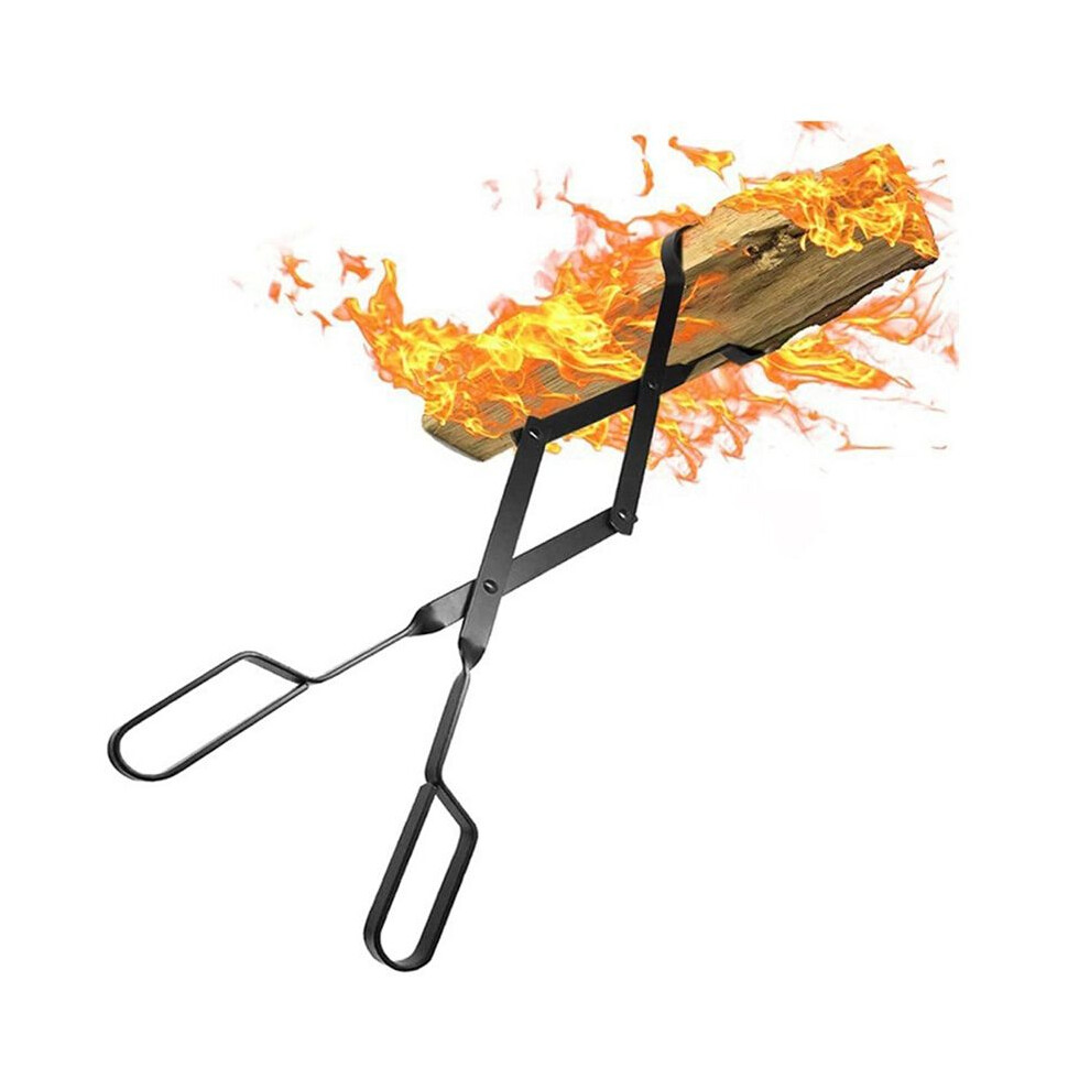 Firewood Tongs For Extra Strength 24.6In Log Wood For 12Inch Thick Logs Rust Resistant Finish Fireplace Tongs Black 6033967227306