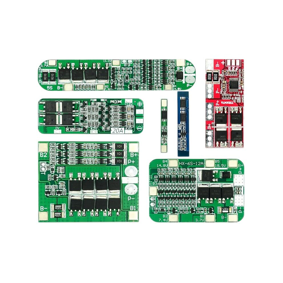 18650 Battery Protection Board 1S6s Lithium Ion Bms With Overcharge Protection And 30A Support 9455672313582