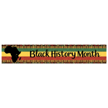 Black History Month Fist Raised Banner Celebration Decoration Poster Event Commemoration Wall Hanging Party Supplies Photography Backdrop