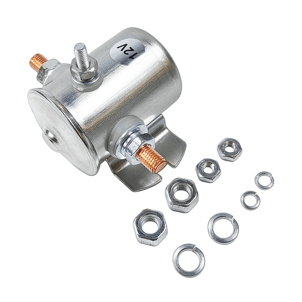 12Vdc Continuous Duty Solenoid Relay, 3-Terminal | Compatible With Trombetta, Maxon, Waltco, Delco, Littelfuse | Up To 200A Inrush | Replaces 9365509618981