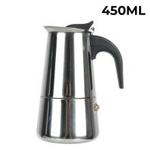 Mokka-Kaffeekanne, italienische achteckige Aluminiumkanne, Kaffeetassenbereiter, Teebereiter, tragbare Kaffeemaschine
