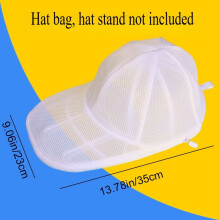 Hutreinigungskorb für die Waschmaschine, Hutreiniger mit Netzbeutel, Hutreiniger für Baseballkappen
