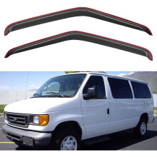 Vindusvisirer i kanal for 1992-2006 Ford E-150/E-250/E-350/E-450/E-550 Super Duty og Econoline varebil, 2 deler