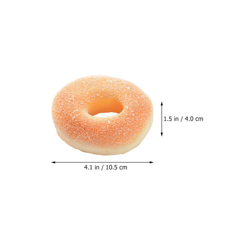 6 Pcs Cabinet Fake Donut Display Model Decor Simulation 1