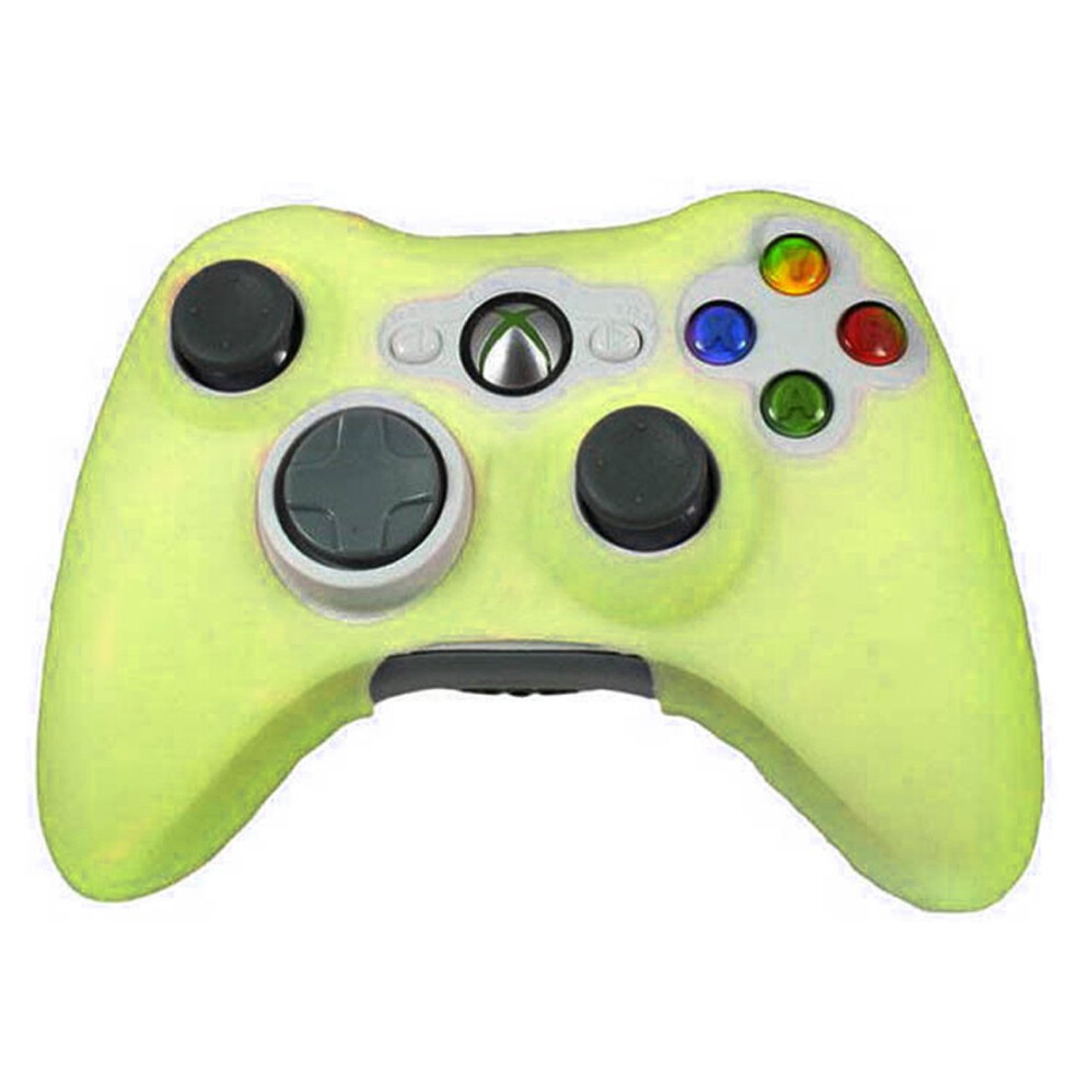 Silicone Skin Cover With NonâSlip Grip And ScratchâResistant Protection For Xbox 360 Controller Yellow 9455672313742
