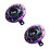 Super Loud Car Horn Purple Iron 1 Pair 1