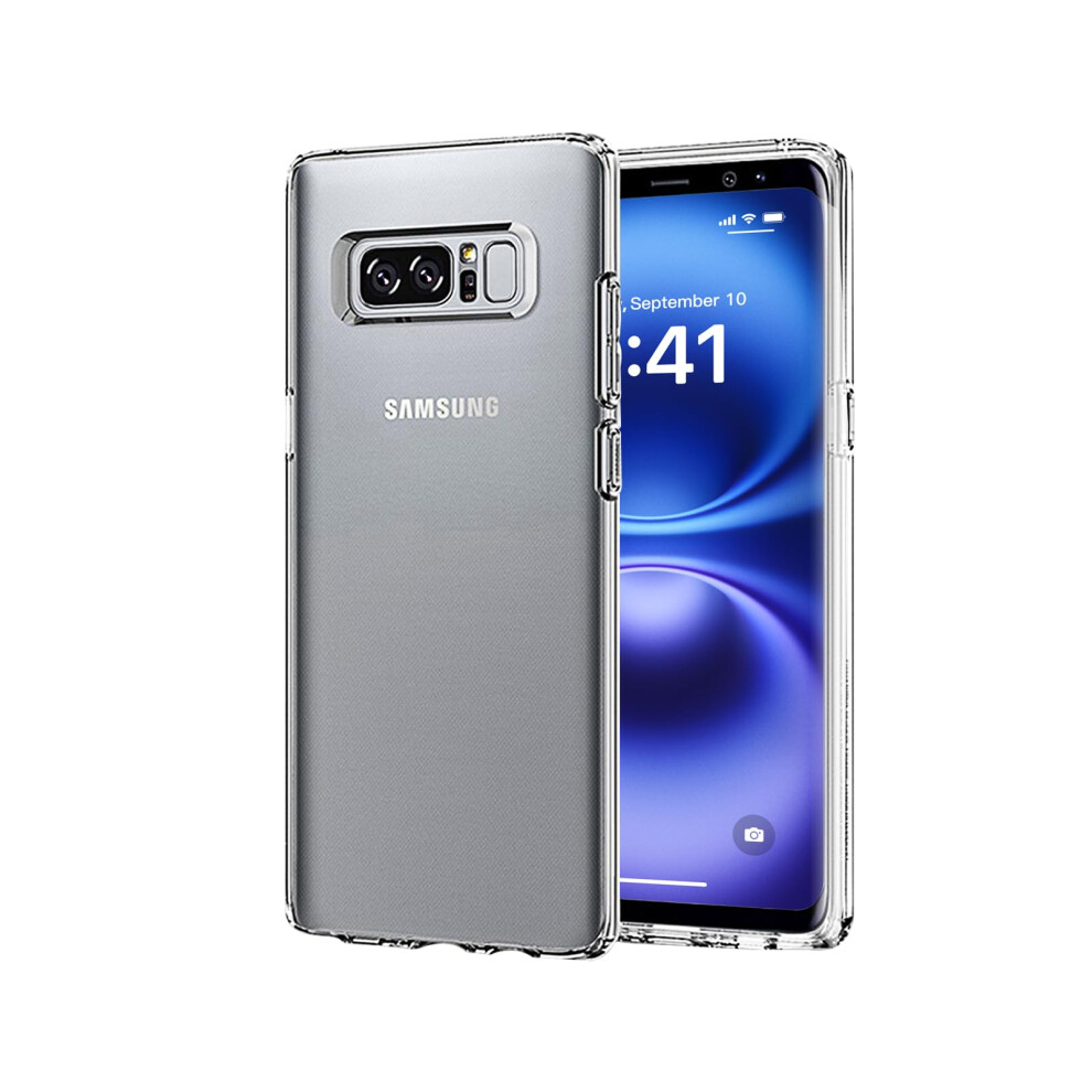 Clear Case, AntiâYellowing Tpu Cover With ShockâAbsorbing Corners And Camera Protection For Samsung Galaxy Note 8 9330225036050