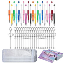 PäRlbar Penna PäRlbar NyckelringstäNger ÅTerföRslutningsbar PåSe och Tackkortset Pen Making Kit Present
