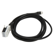 AUX Audio Adapter Easy Plug Connection for Car Stereo, Reliable 3.5mm AUX Cable ABS Connector