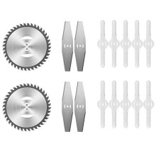 Steel Lawn Mower Blade Replacement Saw Blade, Universal Electric Weed Core Trimmer Accessories