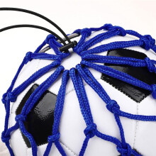 2PCS Hands-Free Football Kick Throw Solo Training Aid, Adjustable Waist Belt Soccer Trainer Net