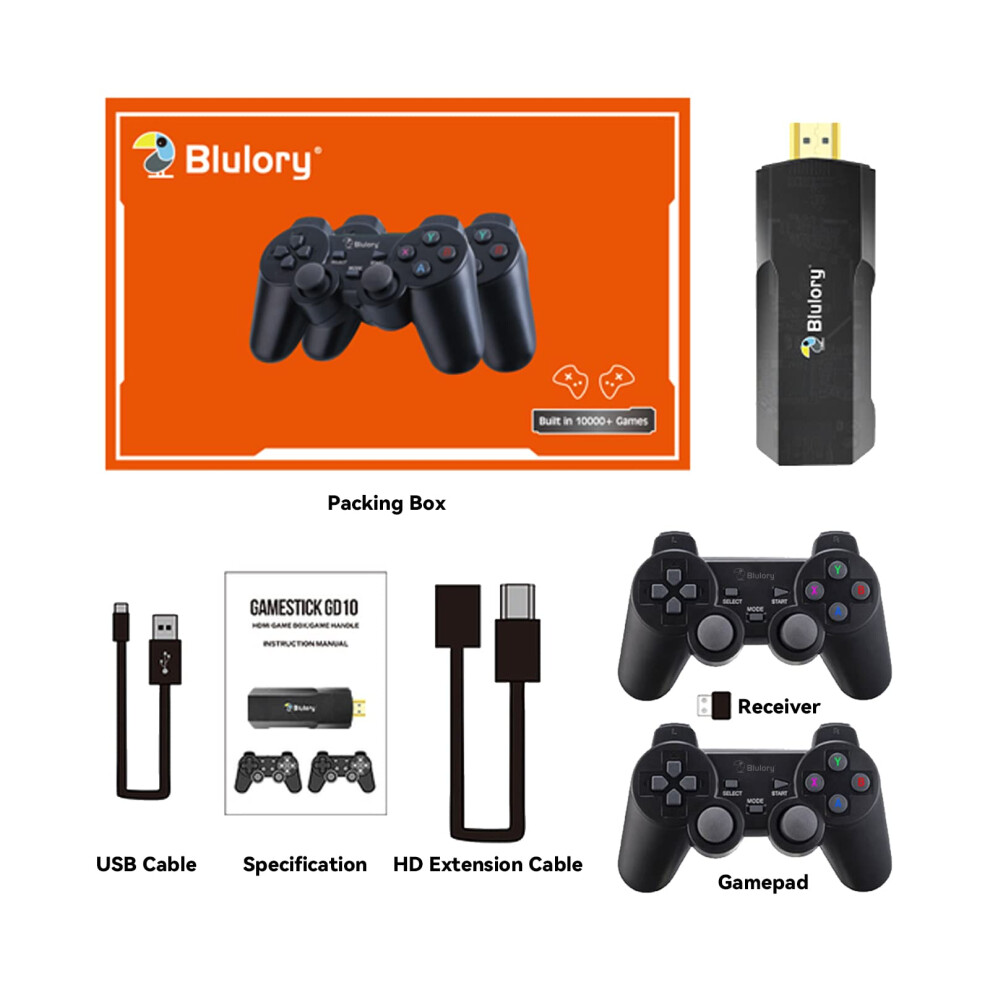Retro Game Console With 6000 Games 4K Hd Hdmi Plug And Play For Tv 9771547065098