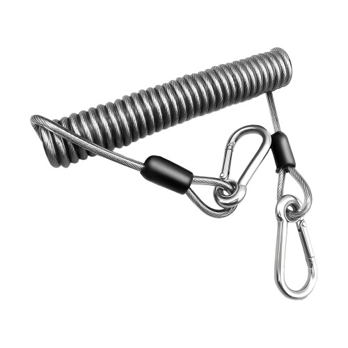 Telescopic Secure Gear Tether Elastic Fishing Lanyard-3 meters