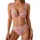2-teiliges Damen-Set, Badeanzug mit Blumendruck,-hellblau M 1