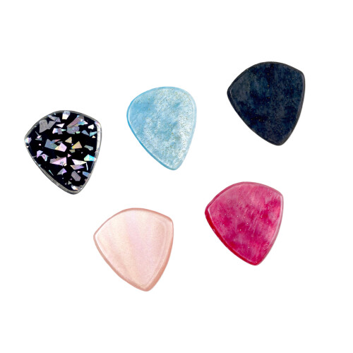 5-pack zware plectrums, professionele harsen plectrums voor
