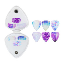Porte-crochets de guitare en cuir PU, étui-0,58 mm de lumière