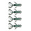 4 Stück künstlicher Swimbait, 10 cm, Angelköder, Köder, 10-Grün 1
