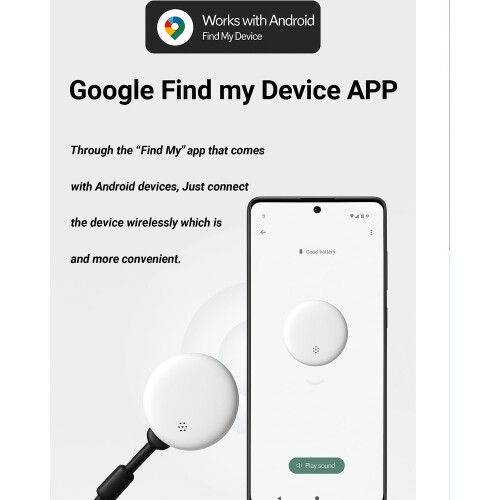 Bluetooth Tracker for Android 9 and Above, 4 Pack Smart GPS Tracker Tags with RealTime Location, Waterproof Locator for Keys Wallet Pets 2