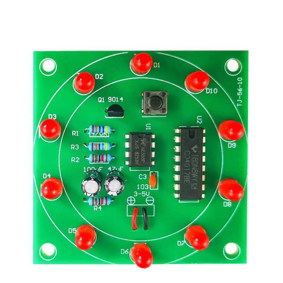 Soldering Practice Kit For Beginners Diy Electronics Training Board With Reusable Skillbuilding Pcb 9771547065678