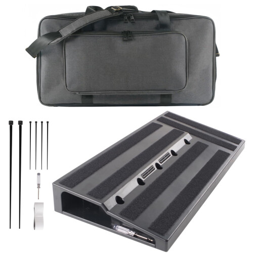 Professional Plastic Guitar Pedalboard Suitable for-Black 1