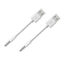 USB Charging Cable 3.5mm Jack to USB Sync Cord Fast Charging Replacement for iPod Shuffle