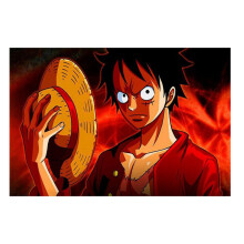 Diamante Redondo Completo Bordado Diamante Bordado FaçA Você Mesmo com Ponto Cruz Conjunto de Diamantes DecoraçãO para Casa Macaco D. Luffy