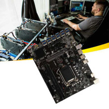 B250C BTC Mining Moederbord met G4400 CPU + -Kabel LGA1151 12XPCIE Naar USB3.0 Grafische Kaartsleuf Ondersteunt DDR4 RAM
