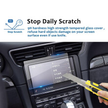 For 2014-2016 Cayman / 911 7-Inch Car Navigation Contact Screen Protective Film Display Tempered Glass Film