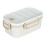 Bento Lunch Box with 2 Layer, Leak-Proof Stackable Premium Japanese Adult Bento Box Container (Beige) 1