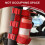 Adjustable Car Fire Extinguisher Mount with AntiSlip Durable Holder Strap for Wrangler Red 3