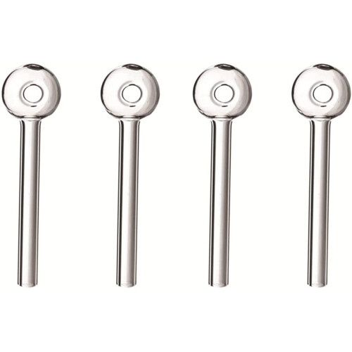 4 StüCke Manuelle DicköLlampe mit Anti-Glas Brenner (Transparent)