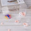Clear Plastic Beads Storage Containers Box Storage Containers with Hinged Lid Bead Storage Box for Coins,8 Pcs 6