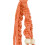 Boho Macrame Keychains with Wood Bead and Seashells, Handmade Accessories Keychain for Purse Keys, Orange 5