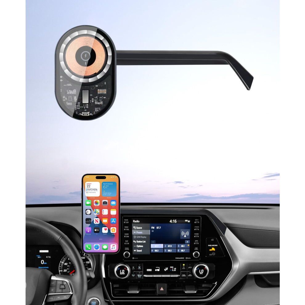 8 Inch Screen Replacement Magsafe Wireless Charging Holder Accessories For Toyota Highlander 20202026 9771547066620