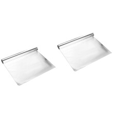4 Silberne Backfolie Aluminium Küchenrolle Hitzebeständig Robust