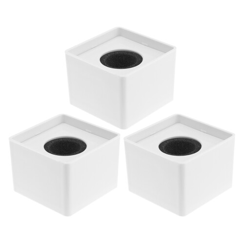 3Pcs White Plastic Mic Flags for Microphones Versatile Interview Use