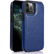 Wallet Case Leather Magnetic Card Holder Kickstand Slim Shockproof Cover for iPhone 14 Plus Pro Max