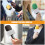 3Pcs White Plastic Mic Flags for Microphones Versatile Interview Use 5