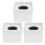3Pcs White Plastic Mic Flags for Microphones Versatile Interview Use 7