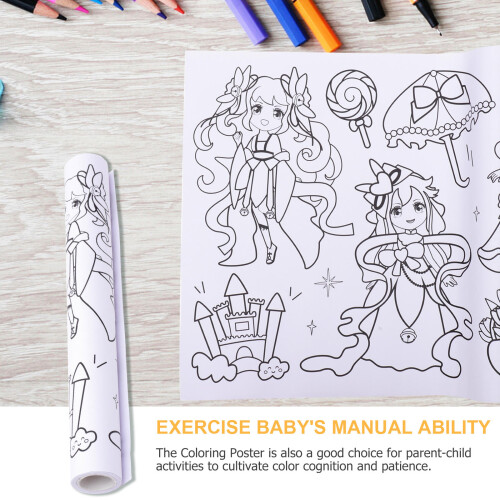 Roll Kinder Graffiti Baby Zeichenpapier Puzzle 2