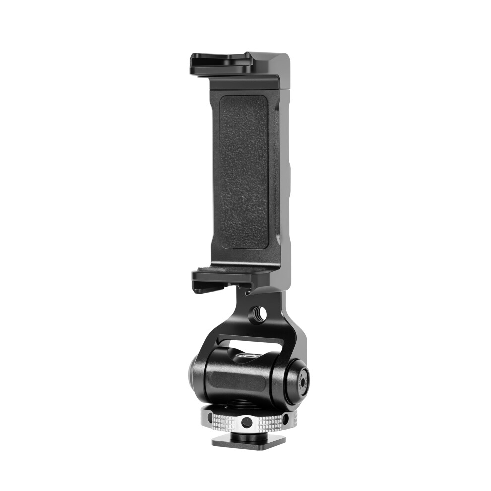 Phone Tripod Mount With Cold Shoe, 360 Swivel And 180 Tilt Smartphone Adapter For Iphone 16 15 Pro Max Galaxy S24 9771547067450
