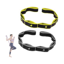 8 Sections Dance Resistance Band Dance Yoga Stretching Belt-F