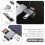 USB C Card Reader Adapter with Speed Data Transfer, OTG TypeC for Laptop, Phone, Android, MacBook 5