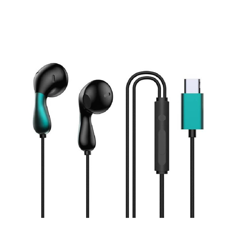() Earphones Typec Inear Gaming Wi Headset Microphone Esports Sound Green/Red 692311782661