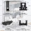 10pcs Global Dishwasher Upper Shelf Regulator Divisions 2