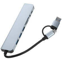 USB C Hub for Laptop with Speed Data Transfer, Multiport TypeC Adapter for Travel