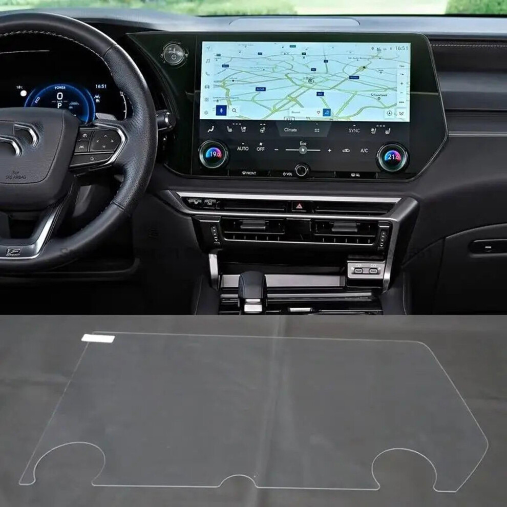 14 Inch Tempered Glass Screen Protector 2023 For Lexus Rx 350, 9H Scratch Protection And Antifingerprint 9073542735328
